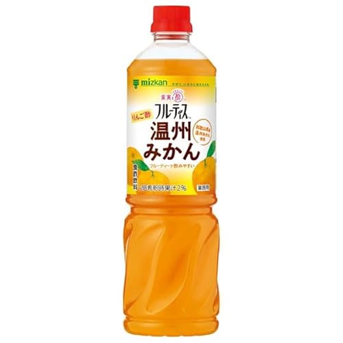 ミツカン 業務用 フルーティス りんご酢温州みかん 1000mllぺットボトル×8本入×(2ケース)