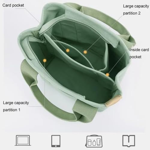 Tinkertechus Bag,Large Capacity Multi-Pocket Handbag,Tote Bag for Women Canvas Crossbody Bag Shoulder Bag Satchel4