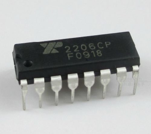 XR2206CP DIP-16 IC – 1 Stück, Funktionsgenerator-Baustein, Stabil & Zuverlässig Für DIY-Synthesizer & Elektronik-Projekte