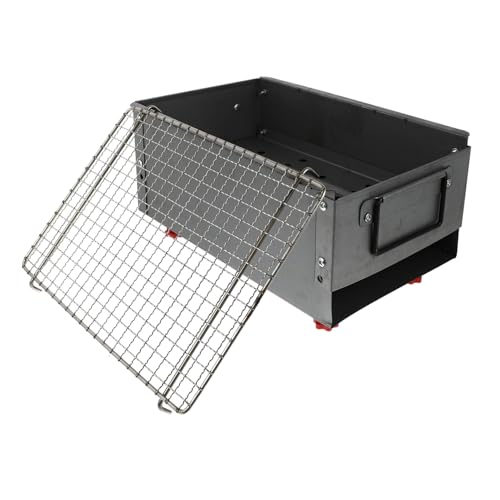 Didiseaon Parrilla Para Estufa De Camping Carbón Estufa De Barbacoa De Jardín Suministro De Barbacoa Herramienta De Barbacoa Gadget De Cocina Camping Bbq Grill Ferroaleaciones Silver