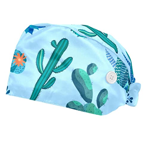 Chapeaux bouffants fleurs de cactus pour un quotidien professionnel coloré