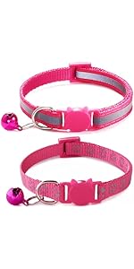 Amazon.com : Orange Dog Collar with Bell, 2-Pack Basic