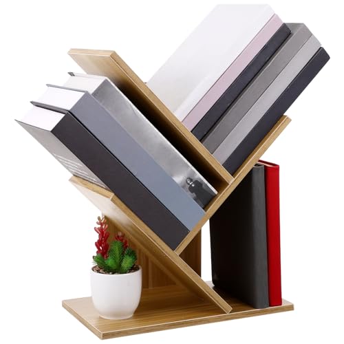 Estantería de libros de madera con dispositivo antivuelco de 3 capas 2