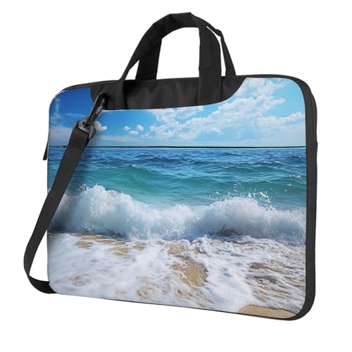 Bolsa de transporte para computadora de 15.6 maletín portátil antichoque playa
