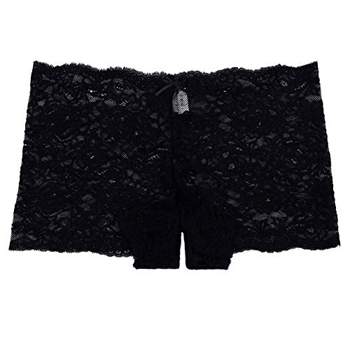 3 Pack of Women's Regular & Plus Size Lace Boyshort Panties4