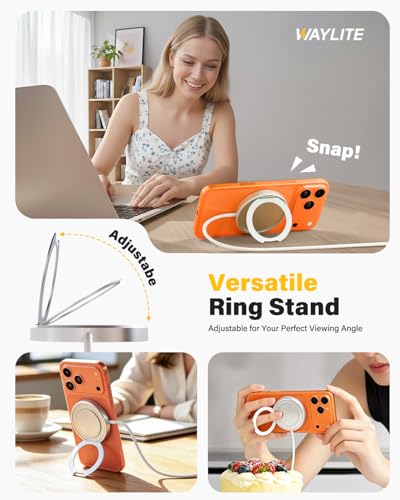 Magnetic Wireless iPhone Charger Fast Phone Charger with Kickstand - image 4