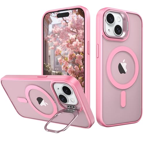 Coque iPhone 14 MagSafe anti-rayures avec support objectif intégré