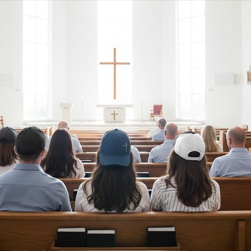 Image of Christian Hats for Men Women,Jesus Cross Hat Christian Religious Gifts for Birthday /Christmas