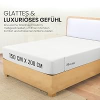 Utopia Bedding - Spannbettlaken 150x200cm - Weiß – Ansicht 2