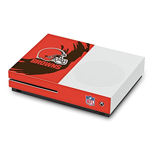 Peau Autocollant Xbox One S NFL Protéger et relooker console Cleveland Browns