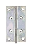 Alberts 345426 Scharnier | schmal | sendzimirverzinkt | 100 x 52 mm