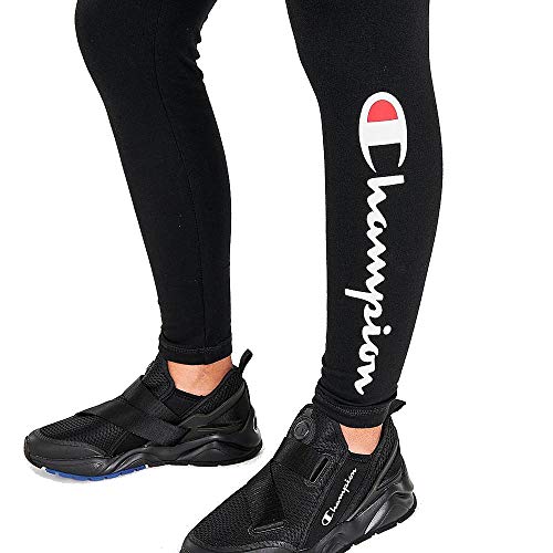Legging de running enfant noir stretch Champion confortable - 6