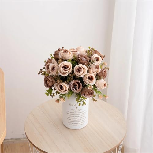 Ramos de rosas artificiales que no se marchitan para decorar tu jardín 8