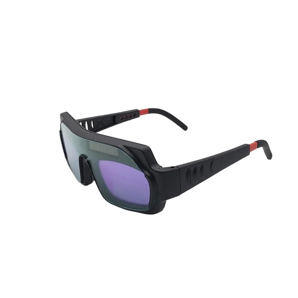 Lunettes de soudage solaire avec protection en verre auto-obscurcissante pour la découpe