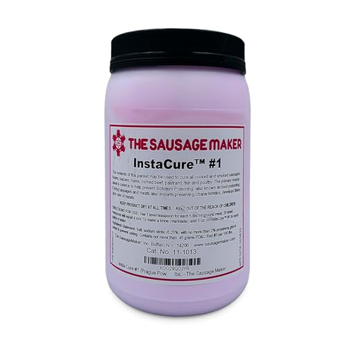 Insta Cure #1, 2 Lb Pink Curing Salt, Prague Powder, Quick Cure For Meat, Sausage, Ham, Bacon, Made In USA - The Sausage Maker®