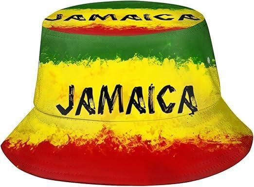 Image of American Flag Stars Bucket Hat Summer Travel Beach Sun Hats Outdoor Cap for Women Man
