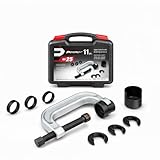 Powerbuilt Upper Control Arm Bushing Service Tool Set for Ford, GM and Chrysler, Remove and Install Car Bushings, 648604