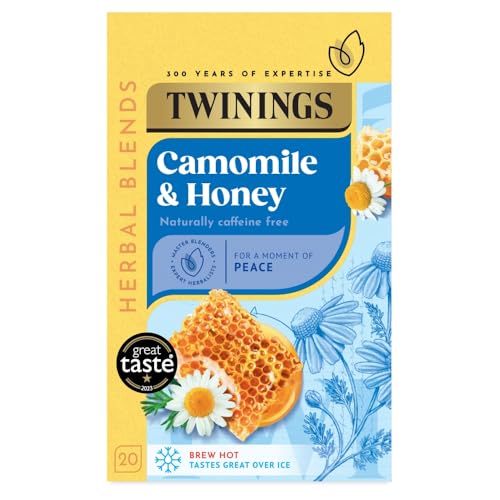 Twinings 20 Single Tea Bags Camomile & Honey, 30g