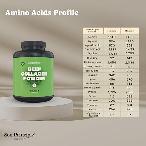 image for Zen Principle Grass-Fed Agglomerated Collagen Peptides 5 lb. Anti-Agin