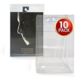 EVORETRO Display Protector Case for NECA Ultimate Action Figure Box with Hanger - 0.40 mm Thick PET Plastic Clear Case for NECA Action Figures Box, Scratch Resistant, Dustproof (10 Pack)