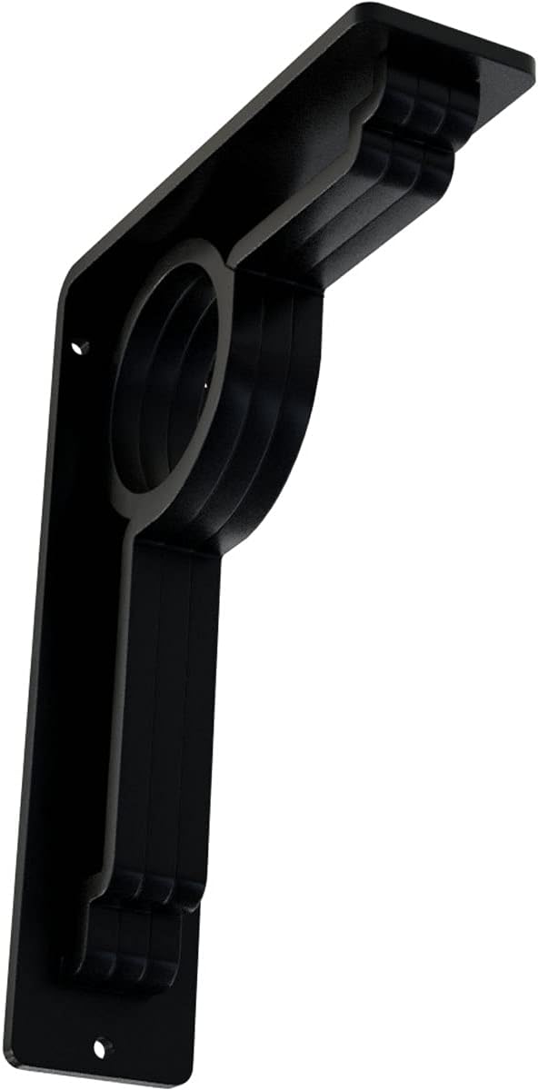 Ekena Millwork BKTM02X05X08TMA 2" W x 5 1/2" D x 8" H Maria Wrought Iron Bracket (Triple Center Brace)