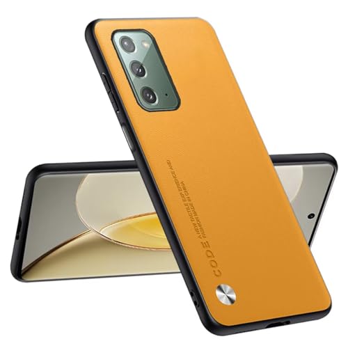 Topme Custodia Compatibile Con Samsung Galaxy Note20 (6.7") – Protezione Sicura E Elegante - Giallo
