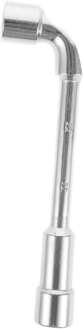 21mm L-shaped Socket Wrench Double-head Tire Installer Tool Socket Spanner for Car and Motorcycle Wheel Alignment and Repair