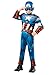 Produktbild Rubie's 640833M Captain America Kostüm, boys, blau, M Halloween