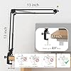 Microphone Arm Stand, FIFINE Suspension Boom Scissor Mic Stand with Heavy Duty Clamp, 3/8" to 5/8" Adapter, for Voice-over, Gaming, Recording, Studio, Home Office (CS1) #5