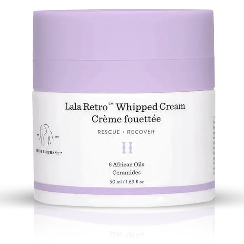 Lala Retro Whipped Cream - Moisturizer for Skin Protection & Rejuvenation. Deep Hydration for a Radiant Glow. 50ml Jar for Lasting Nourishment