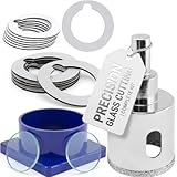 Drilax 1-3/8' Diamond Hole Saw Kit with Water...