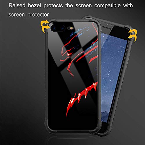 Carloca Iphone 8 Case,Iphone Se 2020 Case,Black Red Panther Iphone 7 Cases For Girls Boys,Graphic Design Shockproof Anti-Scratch Drop Protection Case For Apple Iphone 7/8/Se2 #TOP2