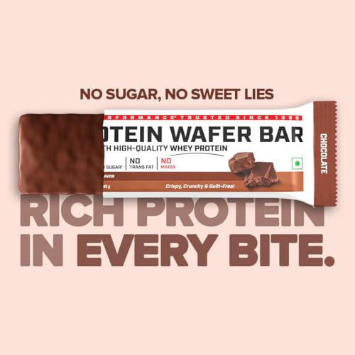 Image of GNC Pro Performance 100% Protein Wafer Bar l 10g Pure Whey Protein Snack l Rich Coffee Bites l 0 Trans Fat l 0 Added Sugar l No Palm Oil l 40g
