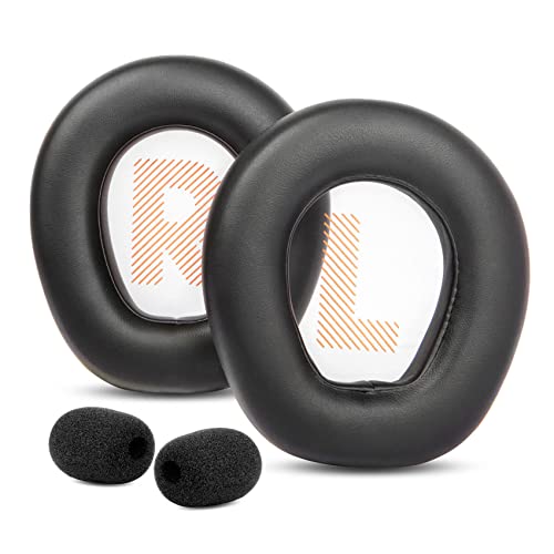 Vervangende oorkussens JBL Quantum 400 gaming headset, eiwitleer, geheugen schuim, comfortabel, eenvoudig te installeren