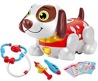 deAO Interactive Dog Vet Care Play Set Kit for Educational Learning and Pretend Play for Kids