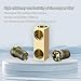 Ankuee 5PCS Terminal Block Set, 12 Position Dual Row Terminal Strip, 10A 250V Electrical Barrier Wire Connector Block for Home, Industry, Office and More
