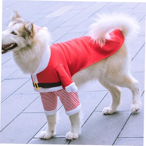 Disfraz de Santa Claus para Perros y Gatos XL miniatura 5