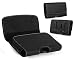 MechSoft Tech 3315463 Leather Horizontal Belt Clip Case Pouch for Apple iPhone 4/4S - Black