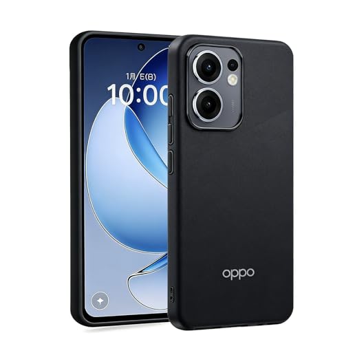 �Ή� OPPO Reno13 A �P�[�X �}�b�g�u���b�N�y�_� TPU�f�ށz�C�菝�h�~ �Ռ��z�� ���E�ȒP OPPO Reno 13A �J�o�[ �X�}�z�P�[�X�S�ʕی� �y�� ���^ �g�ѕ֗�(�}�b�g�u���b�N)