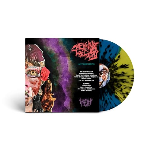 Asymmetrics [Sea Blue & Lemonade (Quad) w/ Black Splatter]