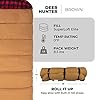 Teton 0F Degree Deer Hunter Sleeping Bag. Warm and Comfortable Camping Sleeping Bags, Teton Tough Canvas Shell for Camping, Hunting, and Cold Weather, Brown #2