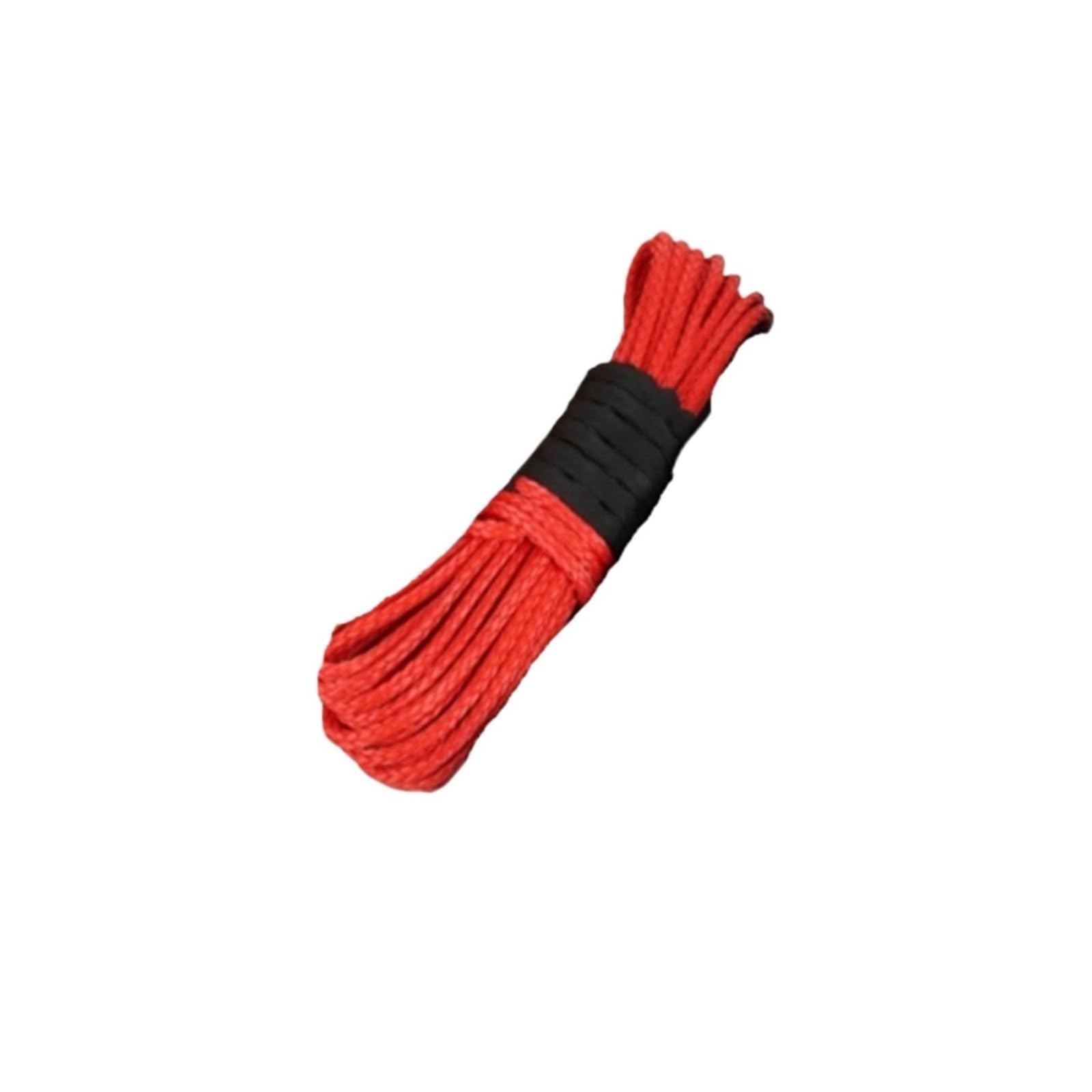 Do samochodów ciężarowych, przyczep, SUV-ów Lina Do Wyciągarki, Syntetyczna Terenowa O Wymiarach 10 Mm X 30 Metrów, SUV-ów ATV UTV(Blue)