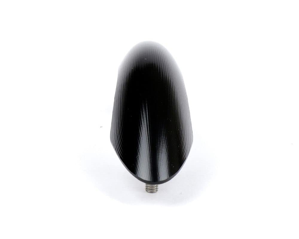 MOTO NOSTRA Kotflügelnippel CNC schwarz glanz kompatibel für Vespa GTS 125, GTS HPE 300, GTS Super 125, GTS Super HPE 300