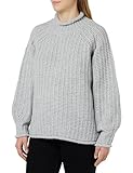 nascita Women’s Damen Strickpullover 19025295-NA03, Grau Melange, XL/XXL Sweater