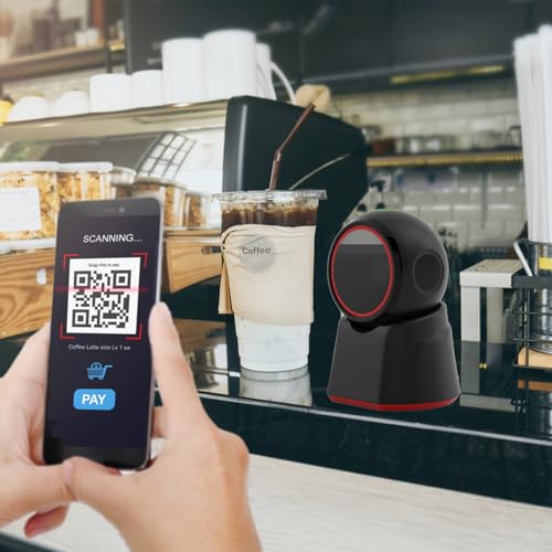 Scanner de comptoir QR code 2D pour encaissement en magasin fluide