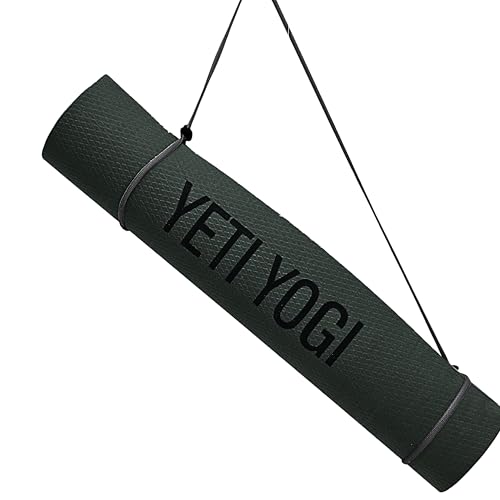 Image of EVA Yoga Mat 6mm Anti Slip Exercise Workout Mat Durable Comfortable Unisex Home Gym Pilates Training Black Fitness Mat