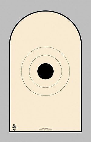 CHLTargets.comOfficial AP-1 Bianchi cup shooting target - Official target of The NRA World Action Pistol Championship - Action Target