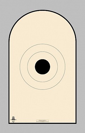 CHLTargets.comOfficial AP-1 Bianchi cup shooting target - Official target of The NRA World Action Pistol Championship - Action Target