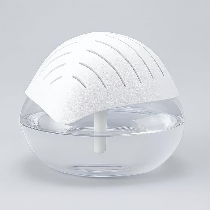 Image of Portable 3-in-1 Air Purifier (Pack of 1), Aroma Diffuser & Air Humidifier with 1500ml Water Tank - Electric Revitalizerfor Home, Office, Bedroom & Spa (White)