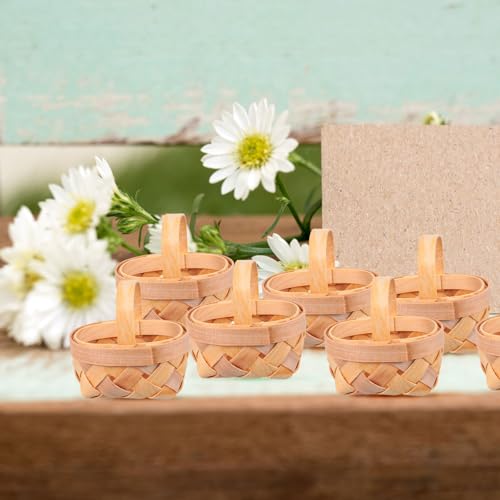 Mini panier tressé rangement petits objets déco table mariage